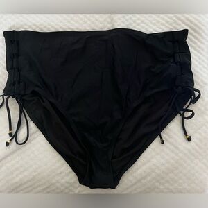 Black Time and Tru Swim Bottoms 2x (20W-22W)